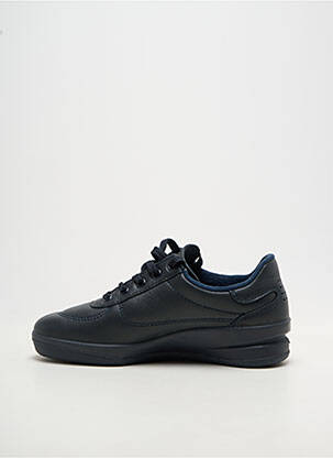 Adidași material neted vârf rotund negru TBS bărbat