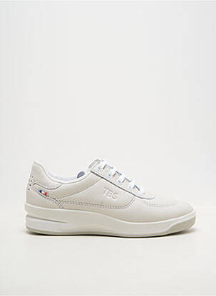 Adidași material neted vârf rotund alb TBS bărbat