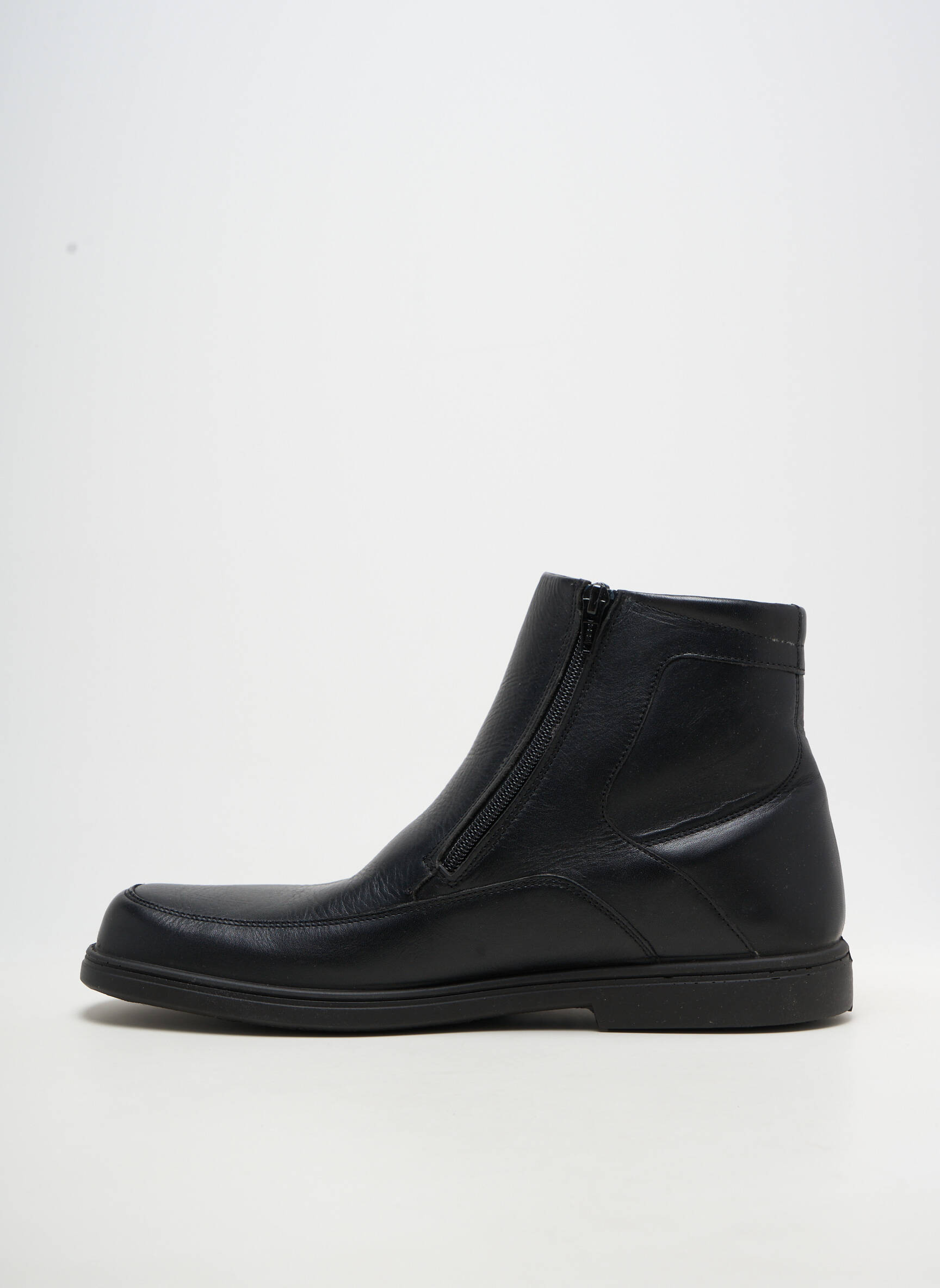 Botine/ghete vârf pătrat chiquet negru SLEDGERS bărbat