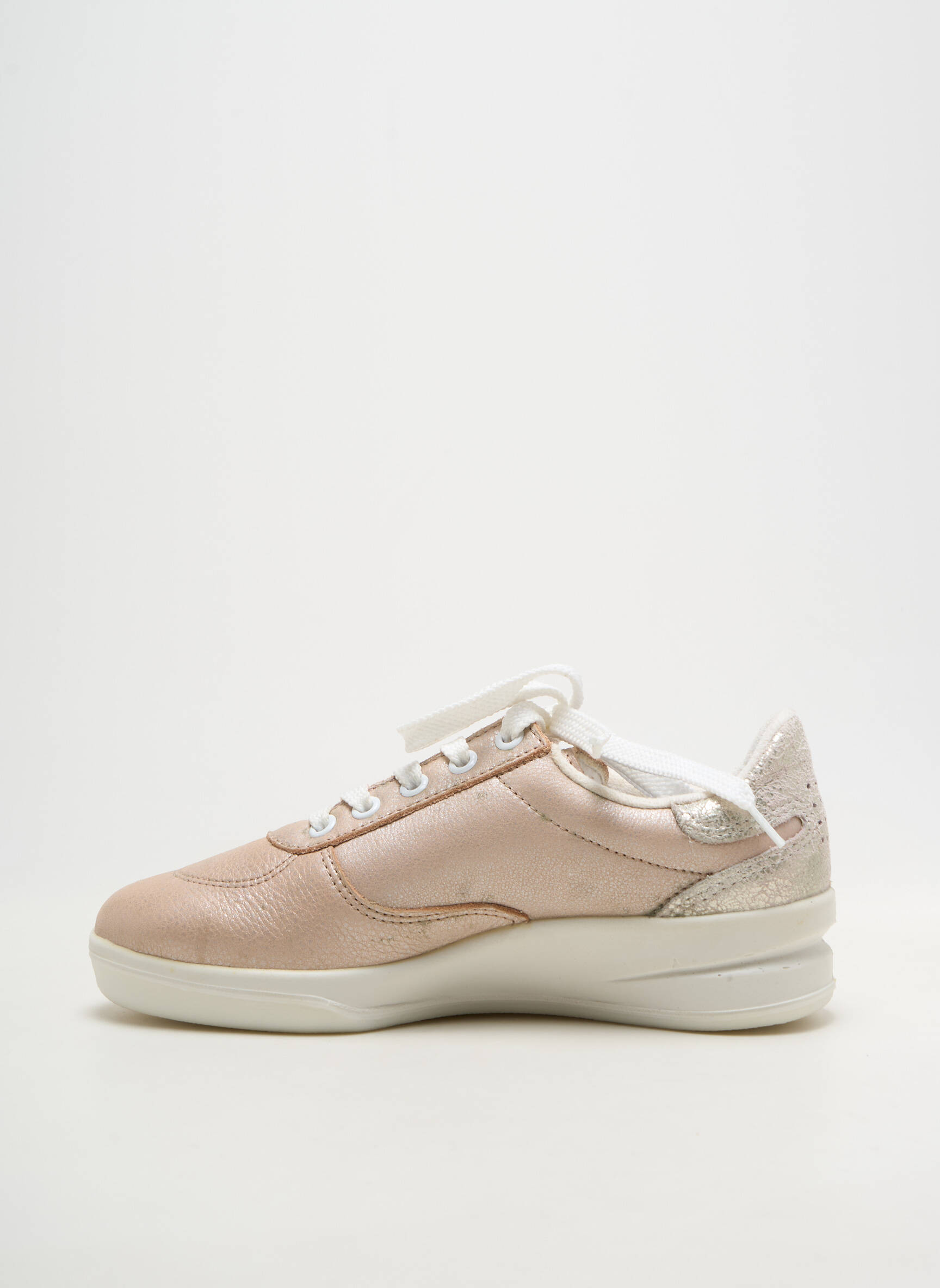 Adidași material neted toc plat până la 3 cm roz TBS femeie