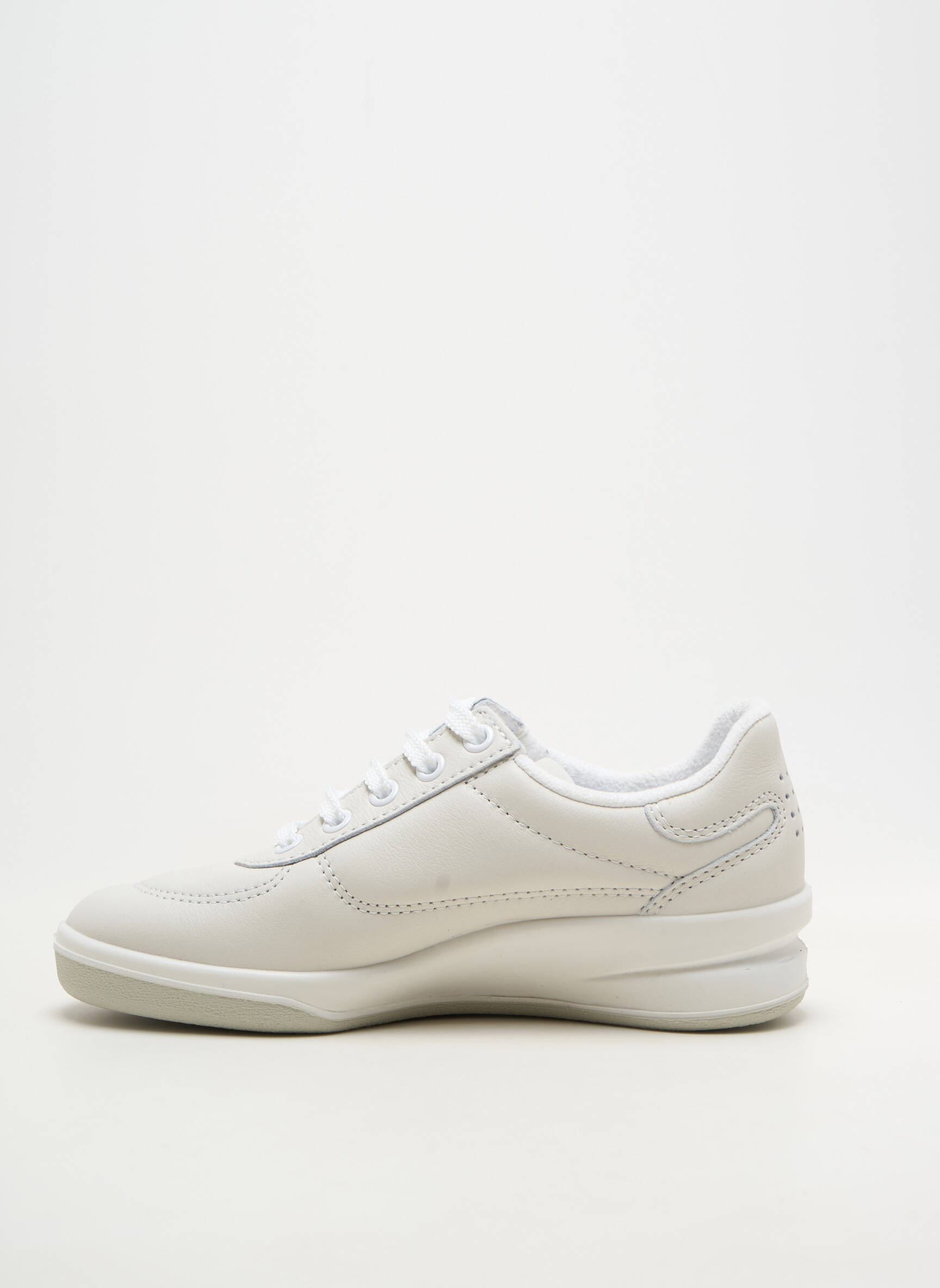 Adidași material neted vârf rotund alb TBS bărbat