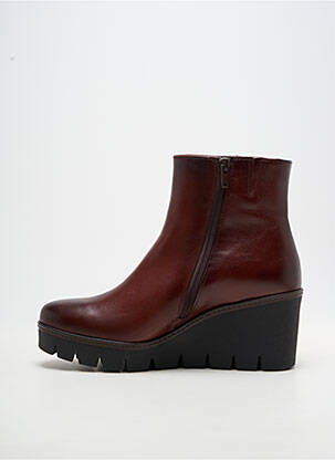 Botine/ghete material neted toc de 7 la 9 cm maro GABOR femeie