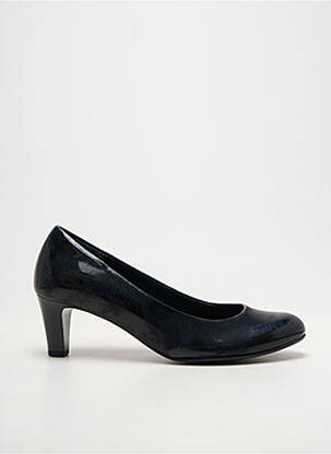 Pantofi cu toc țesătură lăcuită toc de 4 la 6 cm negru GABOR femeie