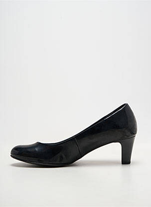 Pantofi cu toc țesătură lăcuită toc de 4 la 6 cm negru GABOR femeie