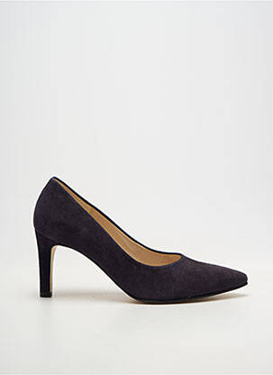 Pantofi cu toc nubuc toc de 7 la 9 cm violet GABOR femeie
