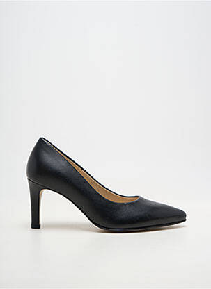 Pantofi cu toc material neted toc de 7 la 9 cm negru GABOR femeie