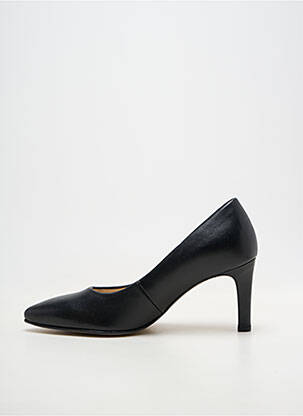 Pantofi cu toc material neted toc de 7 la 9 cm negru GABOR femeie