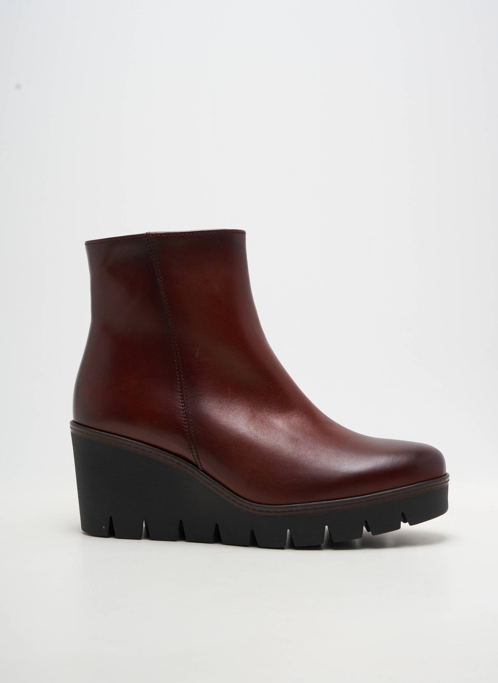 Botine/ghete material neted toc de 7 la 9 cm maro GABOR femeie