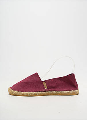 Espadrile vârf rotund toc plat până la 3 cm violet LA MAISON DE L'ESPADRILLE femeie