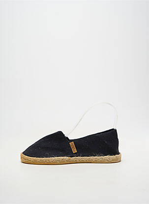 Espadrile vârf rotund toc plat până la 3 cm negru LA MAISON DE L'ESPADRILLE femeie
