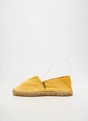 Espadrile vârf rotund toc plat până la 3 cm galben LA MAISON DE L'ESPADRILLE femeie