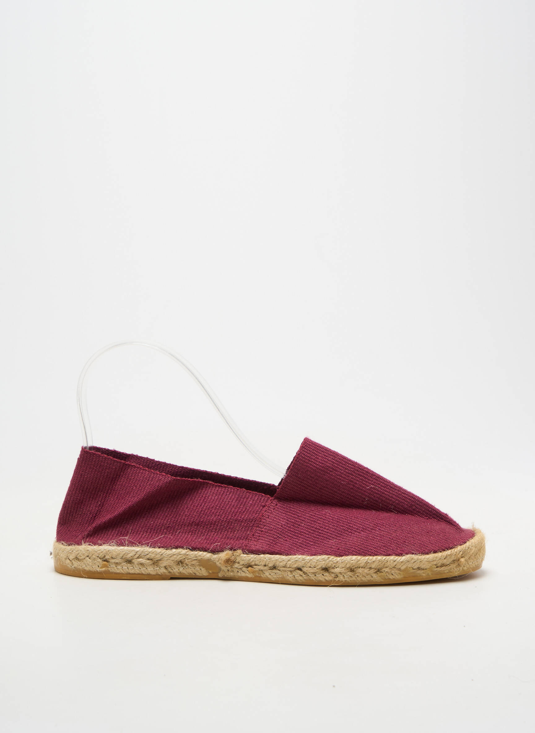 Espadrile vârf rotund toc plat până la 3 cm violet LA MAISON DE L'ESPADRILLE femeie