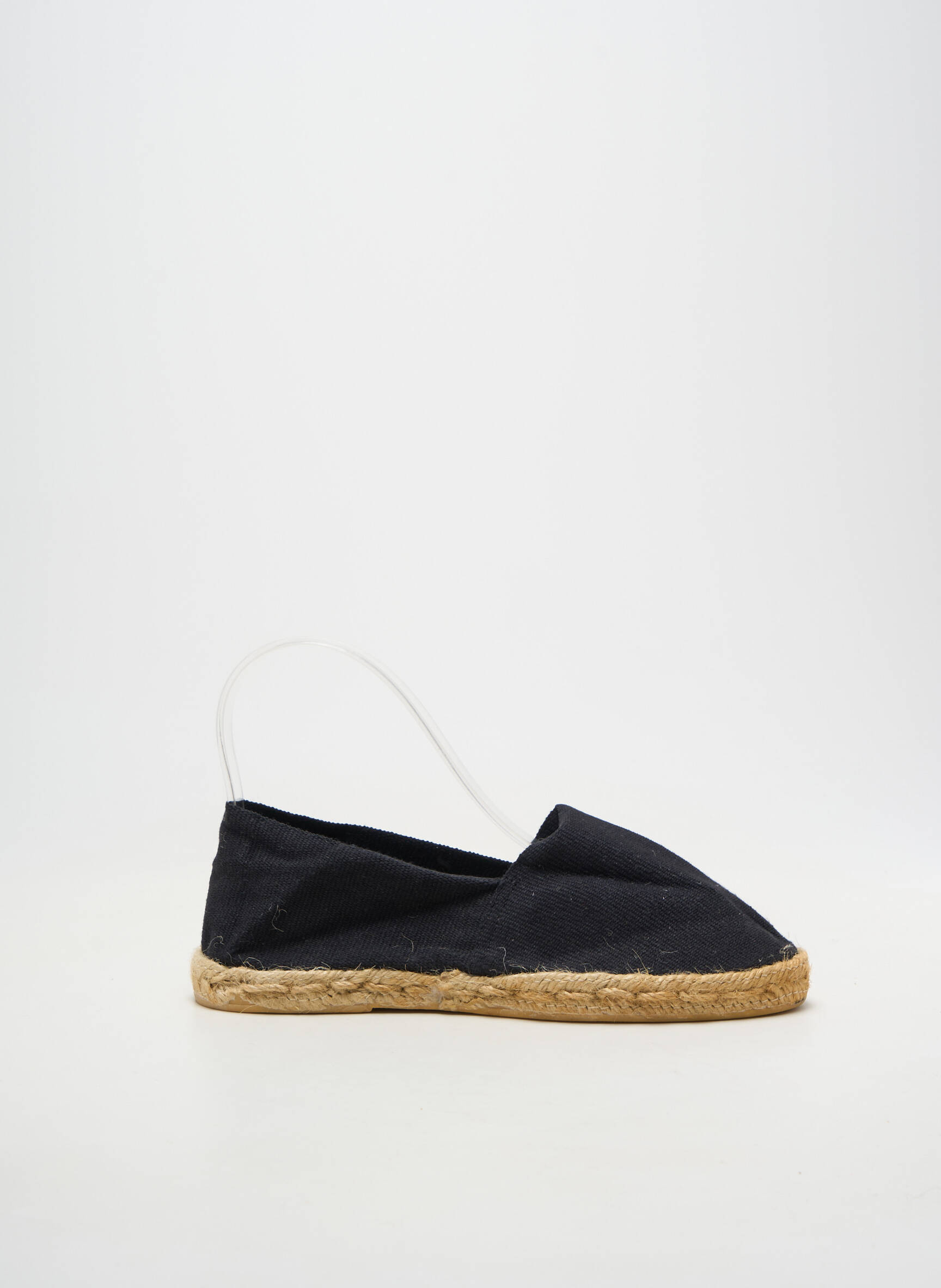 Espadrile vârf rotund toc plat până la 3 cm negru LA MAISON DE L'ESPADRILLE femeie
