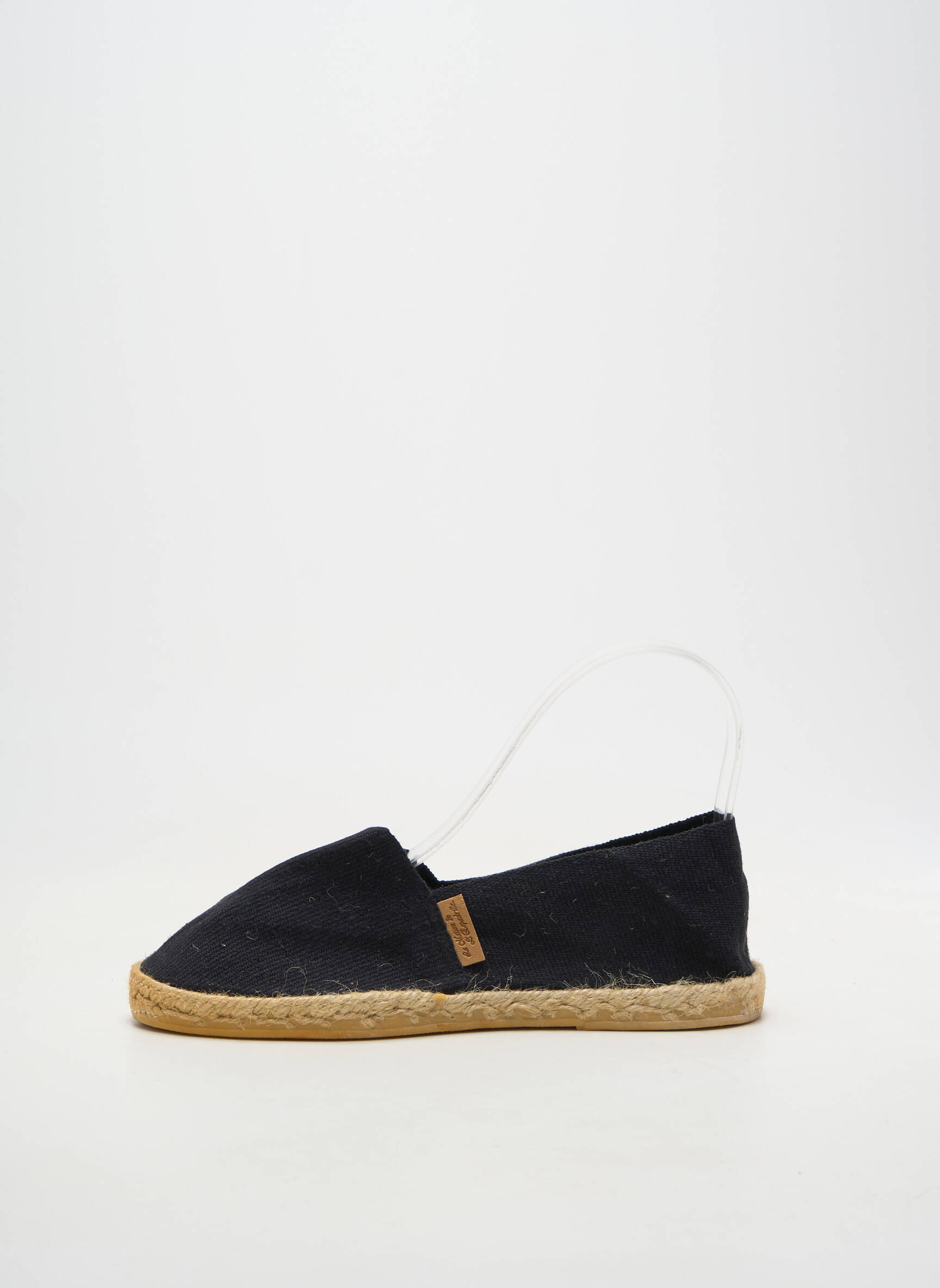 Espadrile vârf rotund toc plat până la 3 cm negru LA MAISON DE L'ESPADRILLE femeie