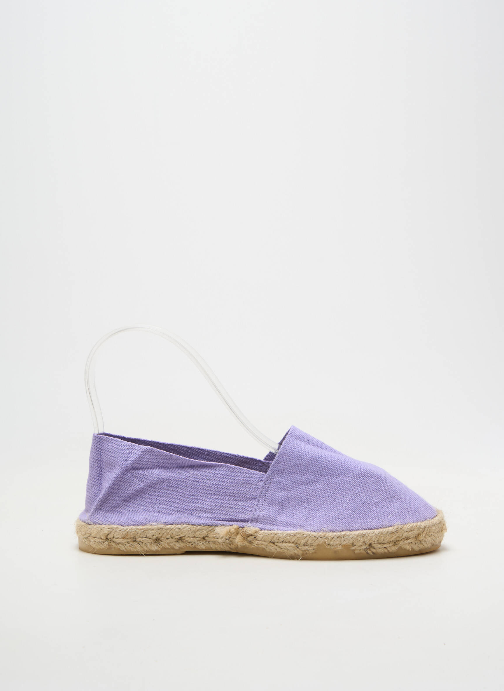 Espadrile vârf rotund toc plat până la 3 cm violet LA MAISON DE L'ESPADRILLE femeie