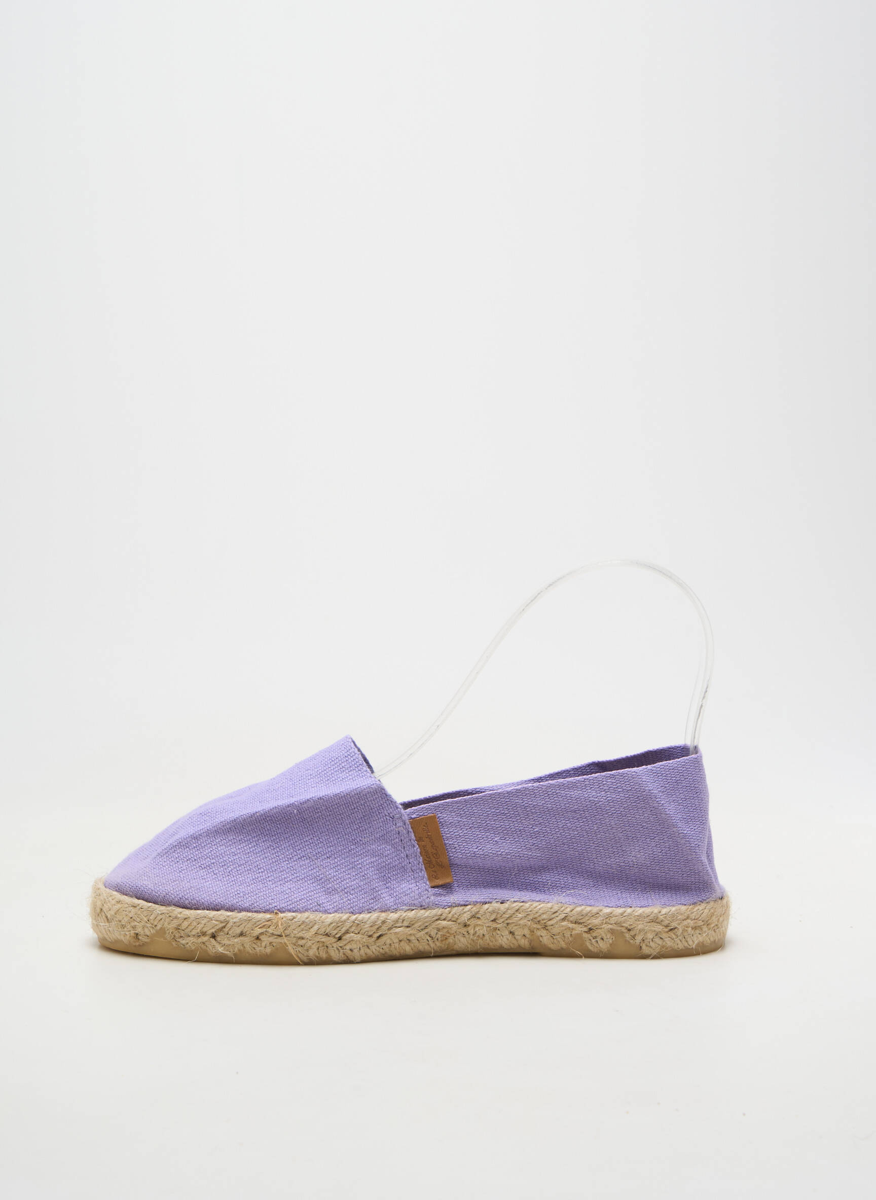 Espadrile vârf rotund toc plat până la 3 cm violet LA MAISON DE L'ESPADRILLE femeie