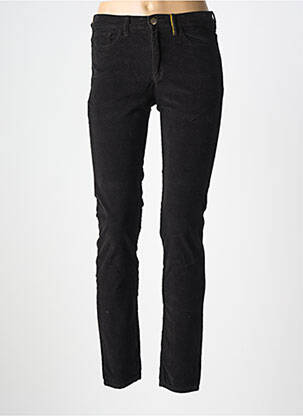 Pantalon slim elasticitate mărime normală negru COUTURIST femeie