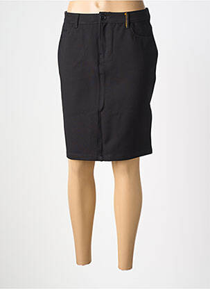 Fustă midi elasticitate negru COUTUREVE femeie