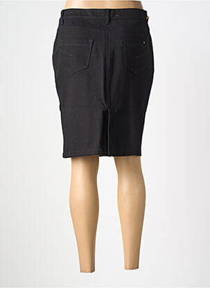 Fustă midi elasticitate negru COUTUREVE femeie