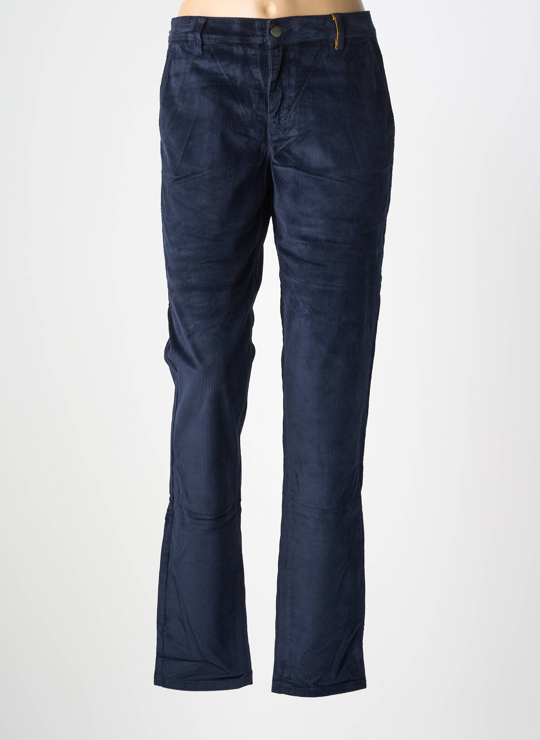 Pantalon chino elasticitate mărime normală albastru COUTURIST femeie