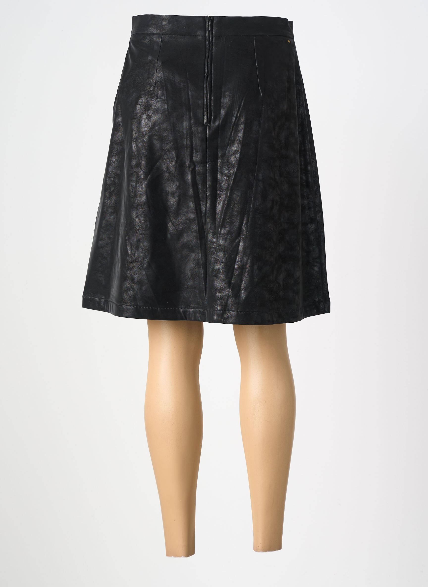 Fustă scurtă buzunare negru COUTURIST femeie