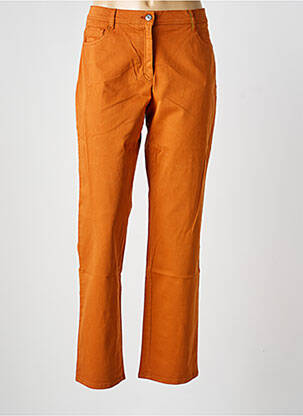 Pantalon slim buzunare portocalie COUTURIST femeie