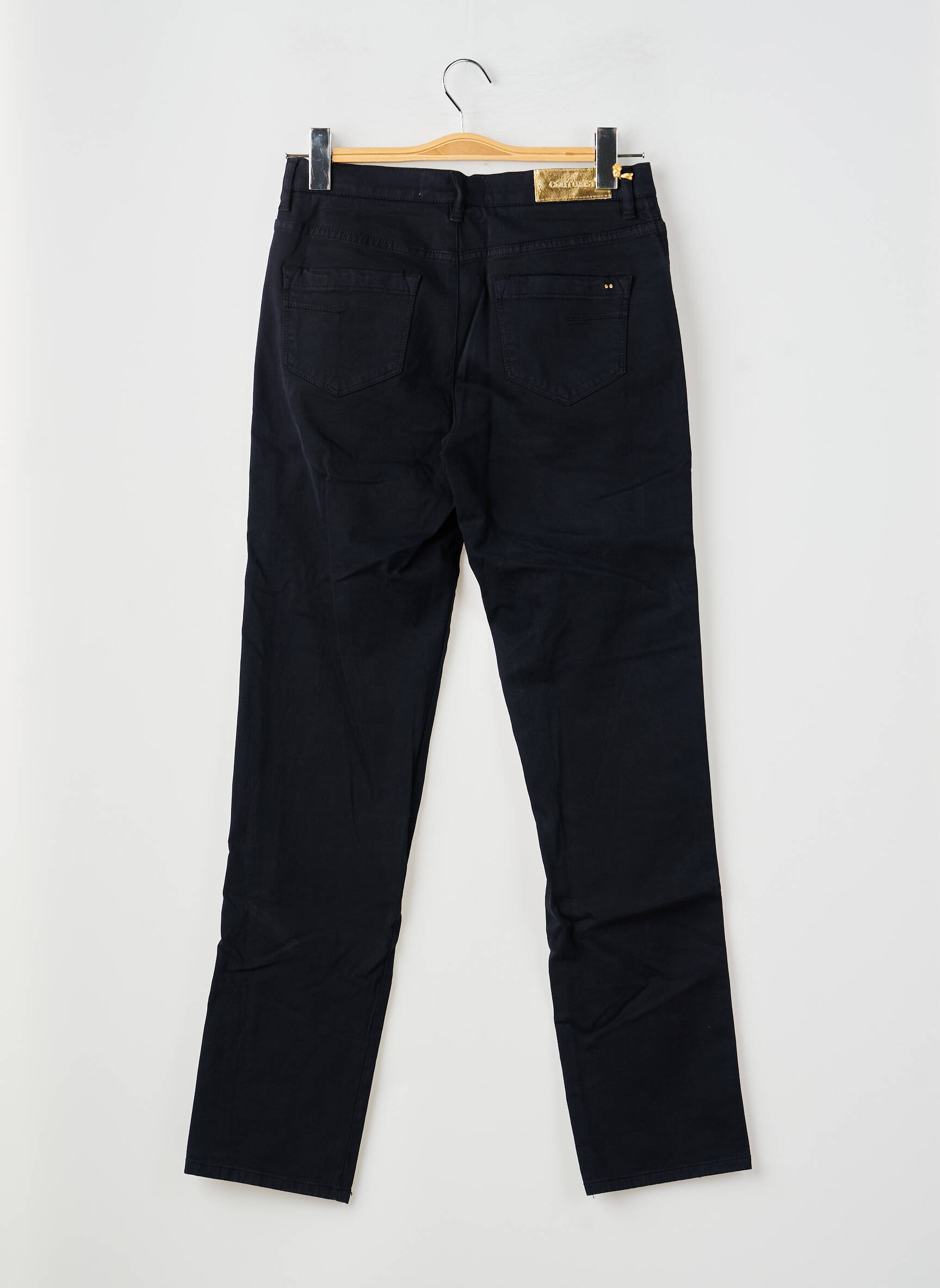 Pantalon slim buzunare negru COUTURIST femeie