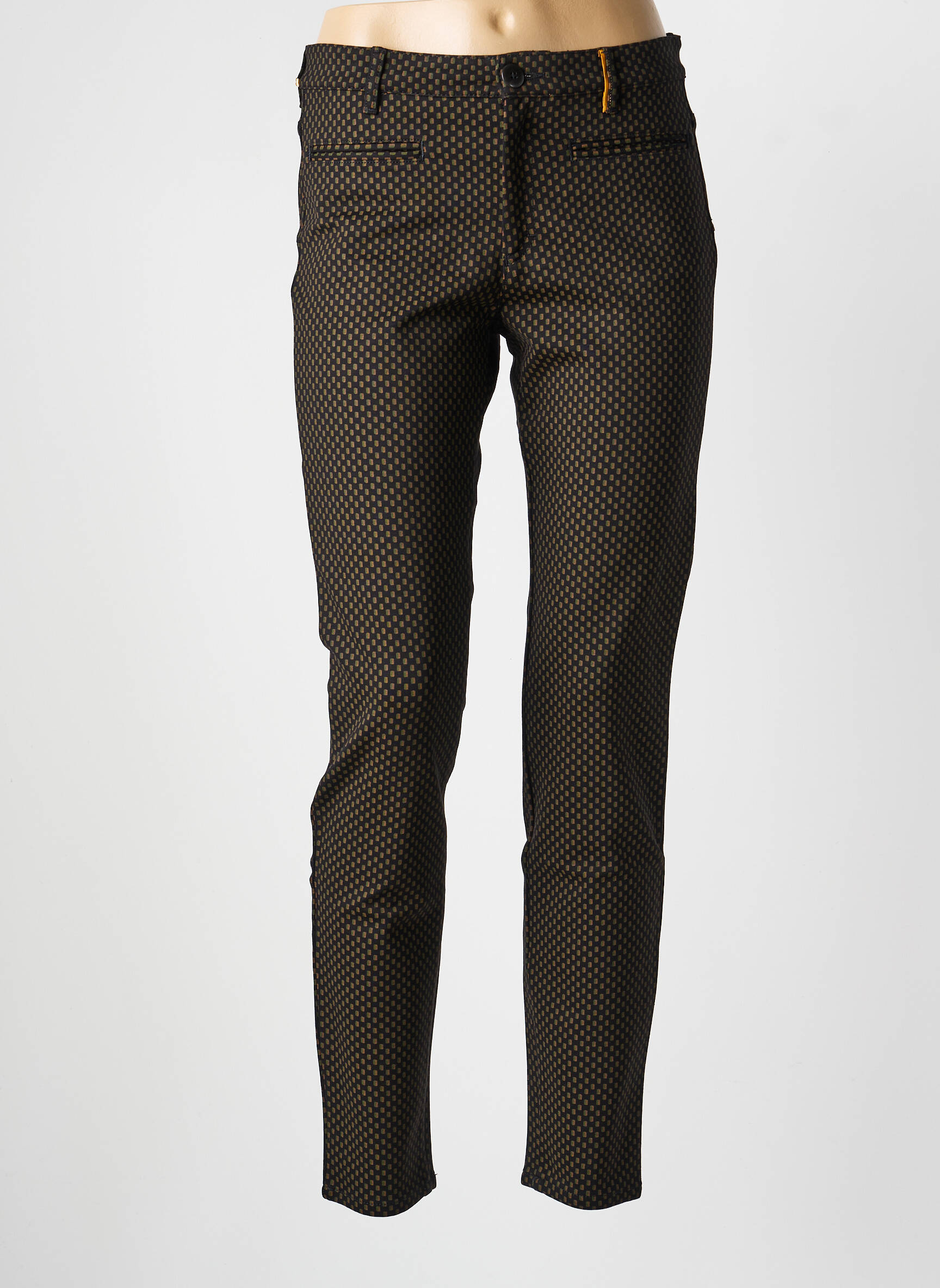 Pantalon slim buzunare negru COUTURIST femeie