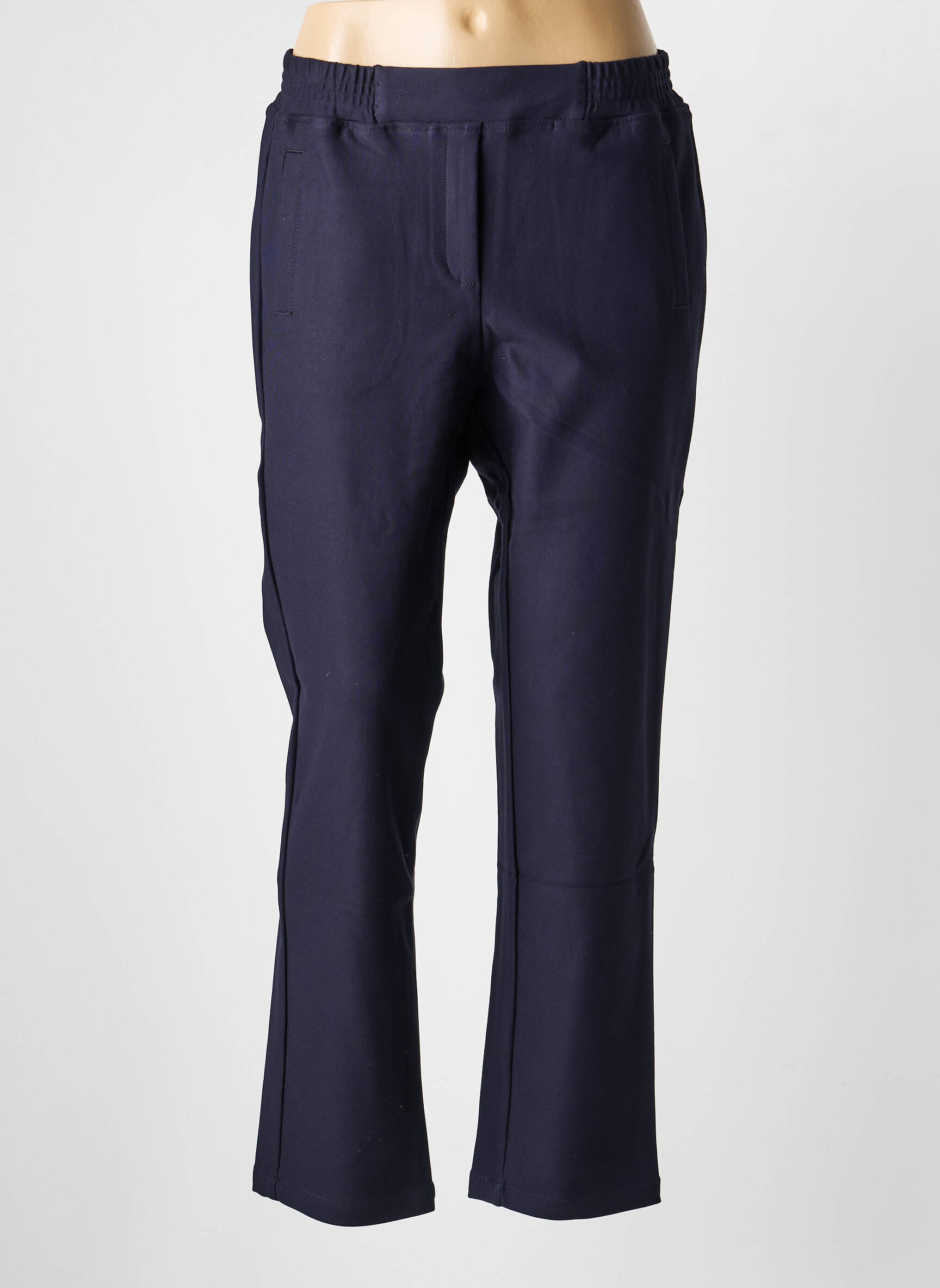 Pantalon slim buzunare albastru COUTURIST femeie