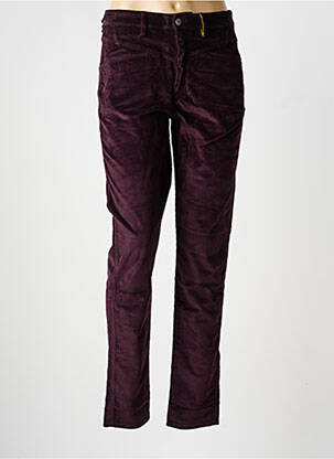 Pantalon slim elasticitate mărime normală violet COUTURIST femeie