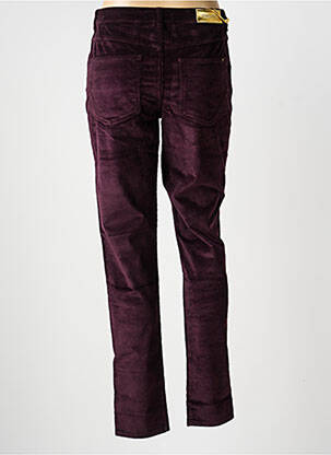 Pantalon slim elasticitate mărime normală violet COUTURIST femeie