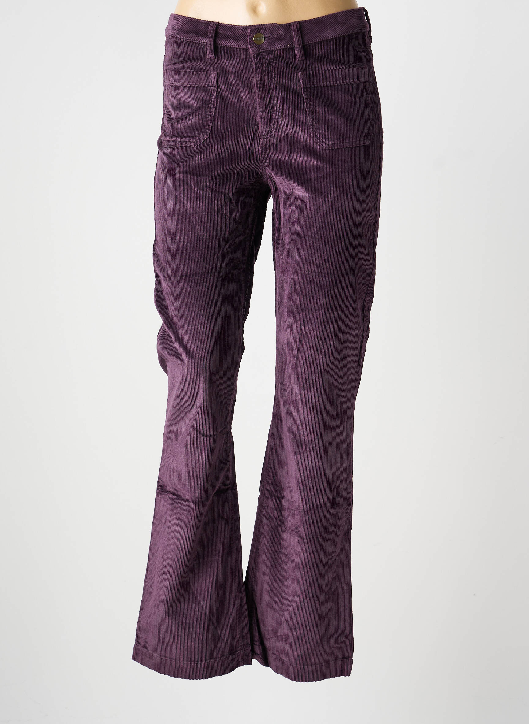 Pantalon evazat mărime normală mărime normală violet COUTURIST femeie