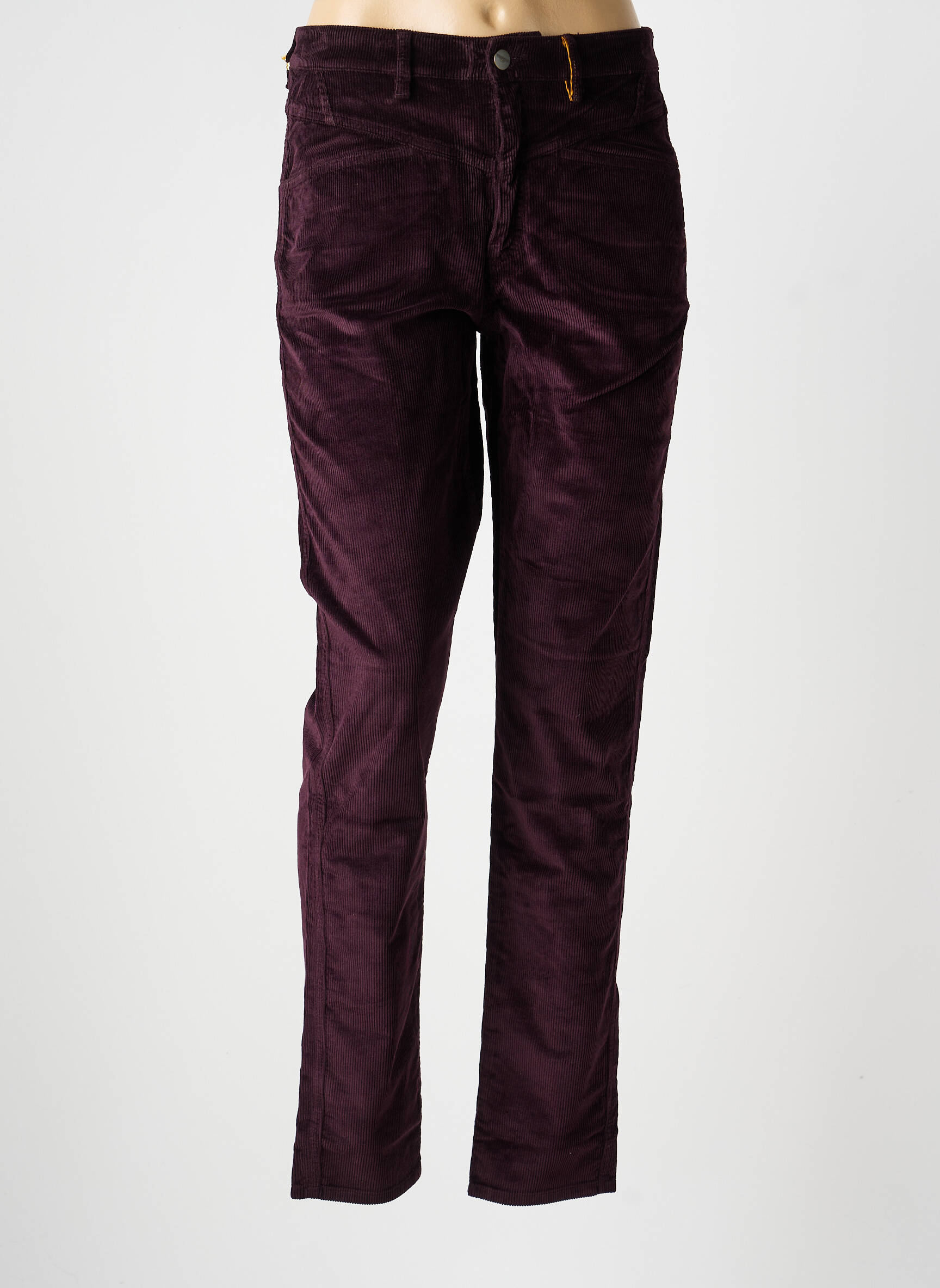Pantalon slim elasticitate mărime normală violet COUTURIST femeie
