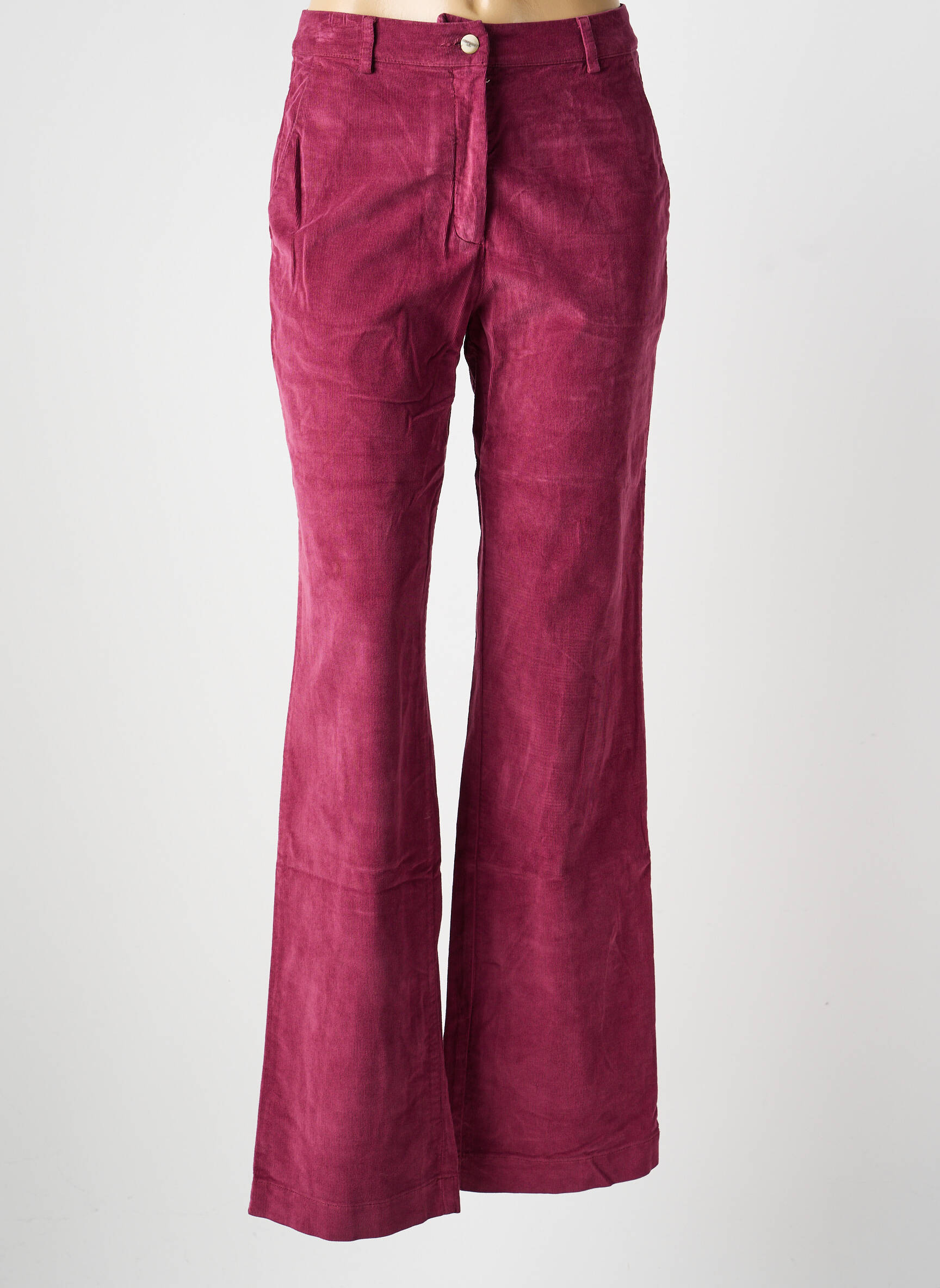 Pantalon evazat elasticitate mărime normală violet COUTURIST femeie