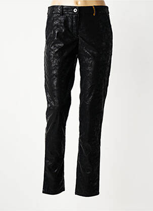 Pantalon chino închidere cu fermoar sub clapetă cu nasturi mărime normală negru COUTURIST femeie