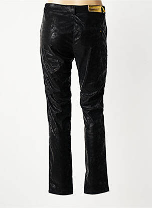 Pantalon chino închidere cu fermoar sub clapetă cu nasturi mărime normală negru COUTURIST femeie