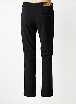 Pantalon chino închidere cu fermoar sub clapetă cu nasturi mărime normală negru COUTURIST femeie