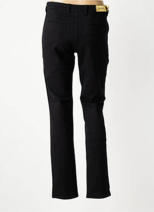 Pantalon chino închidere cu fermoar sub clapetă cu nasturi mărime normală negru COUTURIST femeie