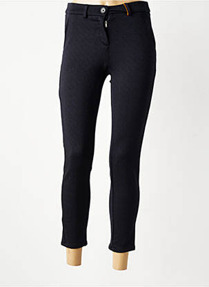 Pantalon 7/8 elasticitate mărime normală negru COUTURIST femeie
