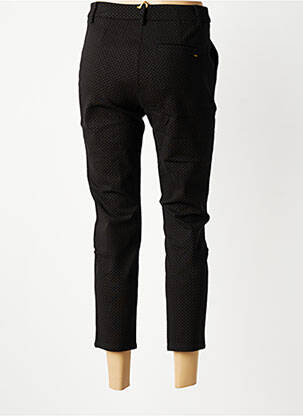 Pantalon 7/8 talie cu cleme negru COUTURIST femeie