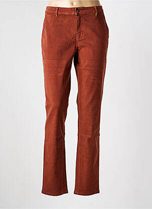 Pantalon slim buzunare maro COUTURIST femeie