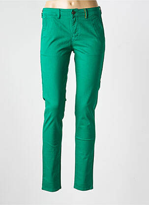 Pantalon slim buzunare verde închis COUTURIST femeie