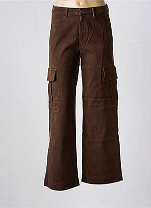 Pantalon cargo buzunare maro COUTURIST femeie