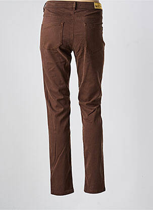 Pantalon slim buzunare maro COUTURIST femeie
