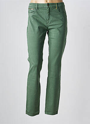 Pantalon slim buzunare verde COUTURIST femeie