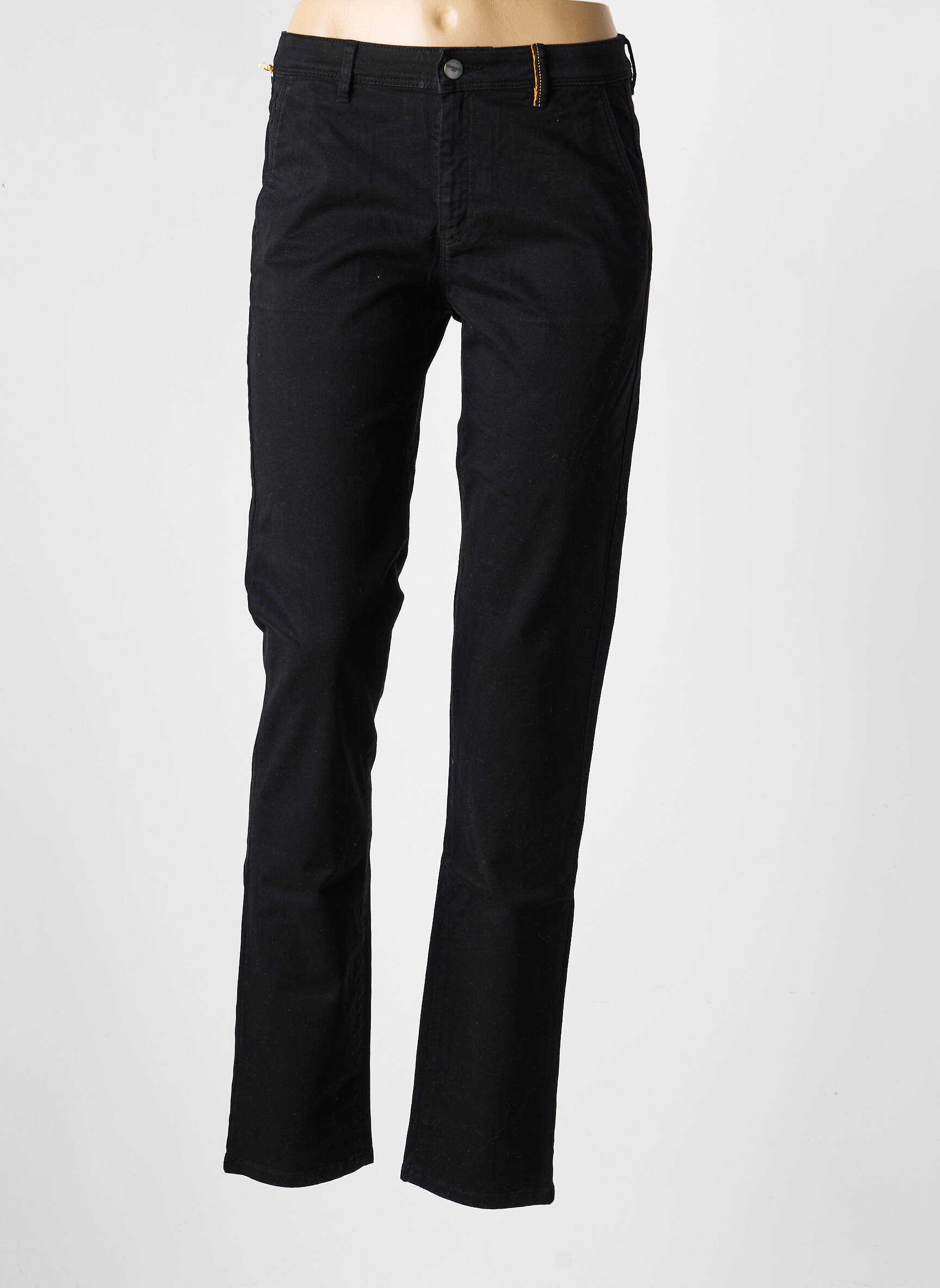 Pantalon slim buzunare negru COUTURIST femeie