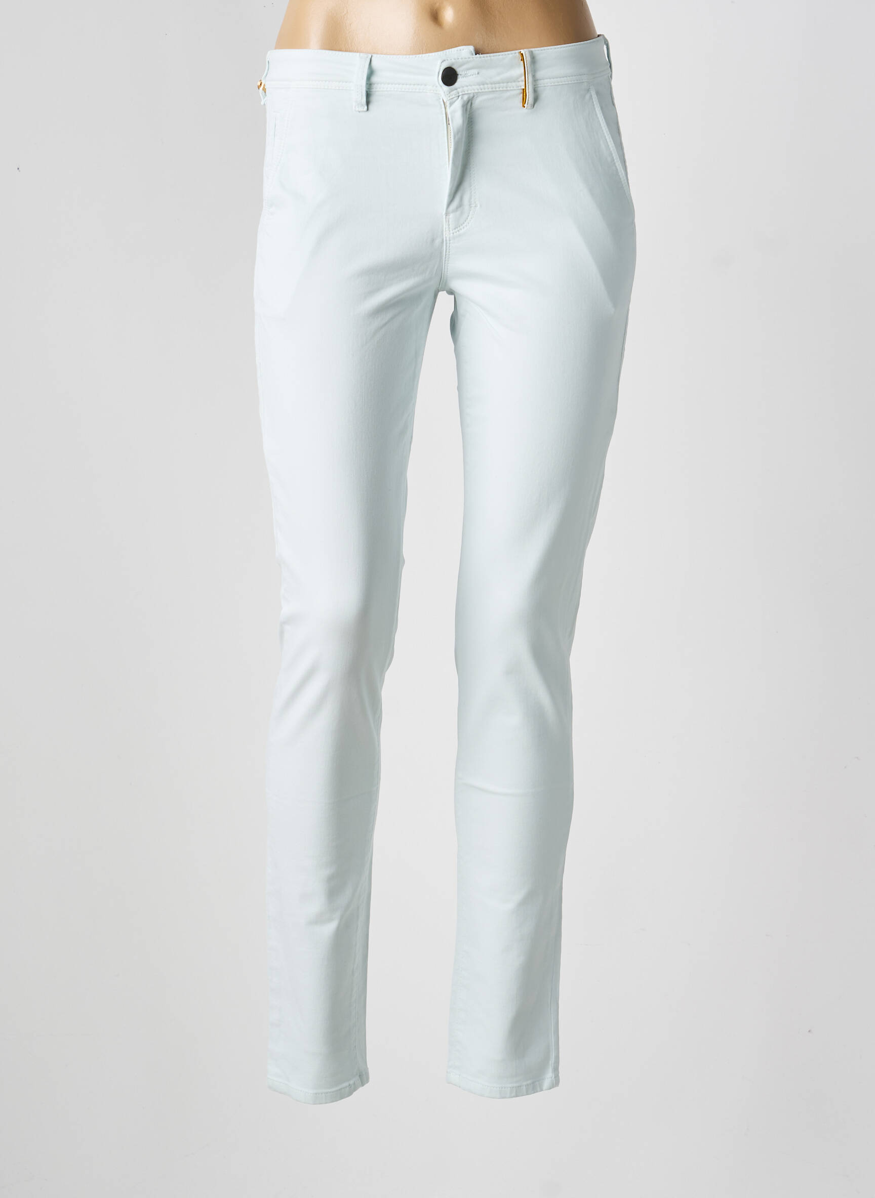 Pantalon slim buzunare gri COUTURIST femeie