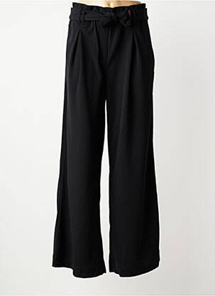 Pantalon evazat talie elastică mărime normală negru COUTURIST femeie