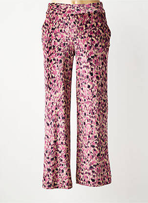 Pantalon drept talie elastică violet COUTURIST femeie
