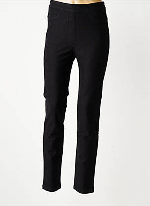 Pantalon slim talie elastică negru COUTURIST femeie